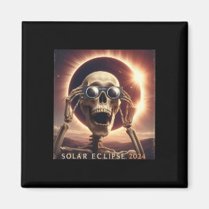 Aimant Selfie Skeleton Kids Mens Solaire Eclipse