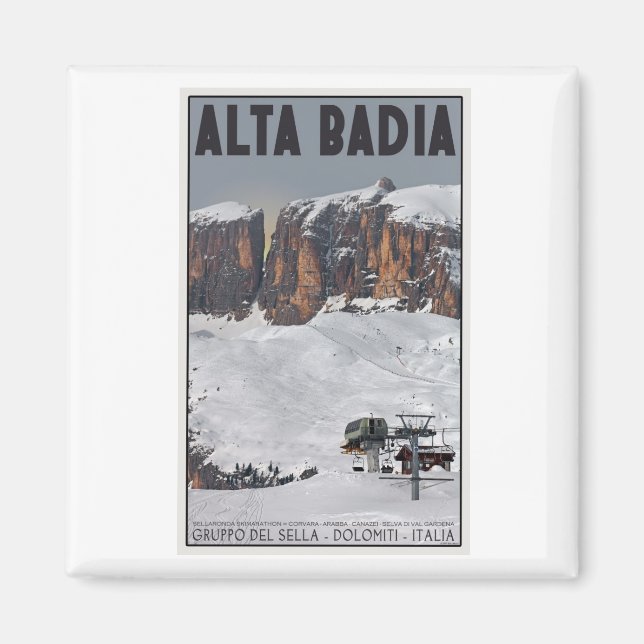 Aimant Sella Ronda - Alta Badia (Devant)