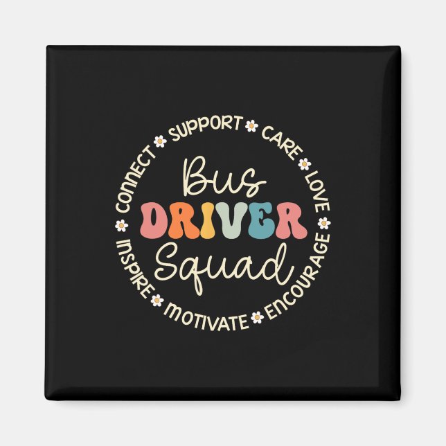 Aimant Semaine d'appréciation de l'équipe de conducteurs  (Devant)