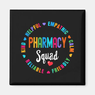 Aimant Semaine d'appréciation de l'équipe de pharmacie