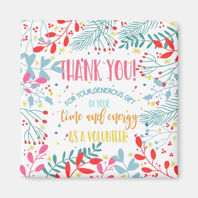 Aimant semaine de reconnaissance des bénévoles (Devant)