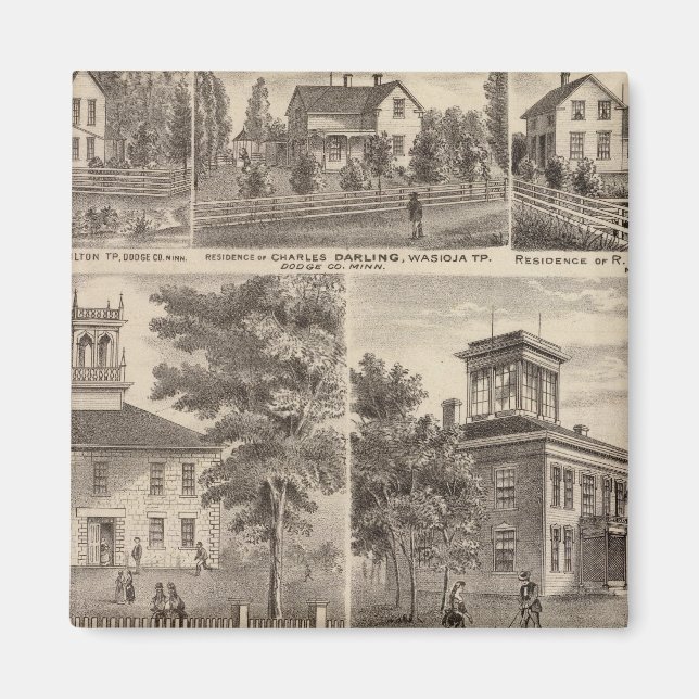 Aimant Séminaire méthodiste Wesleyan, Wasioja, Minnesota (Devant)