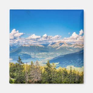 Aimant Semnoz, Annecy, France Photo pittoresque