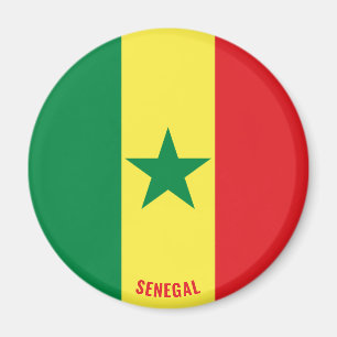 Aimant Sénégal Drapeau charmant patriotique