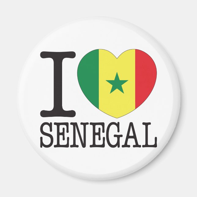 Aimant Sénégal Love v2 (Devant)