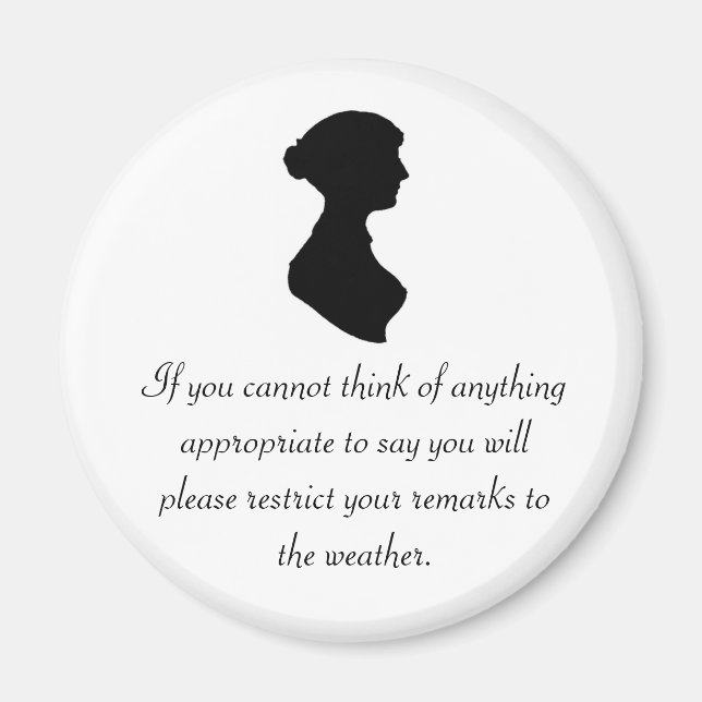 Aimant Sens et sensibilité (Devant)