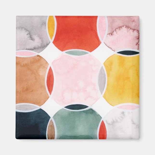 Aimant Sensal - Motif circulaire (Devant)