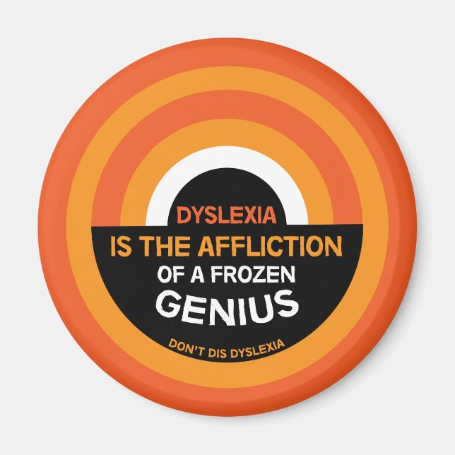 Aimant Sensibilisation à la dyslexie | Support | Mug de c (Devant)