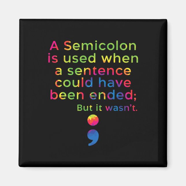 Aimant Sensibilisation à la prévention du suicide Santé m (Devant)