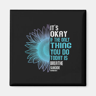 Aimant Sensibilisation À La Prévention Du Suicide Violet 