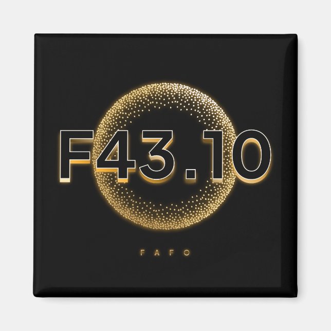 Aimant Sensibilisation à la santé mentale du SSPT F43.10 (Devant)