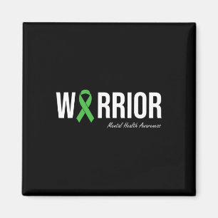 Aimant Sensibilisation à la santé mentale Ribbon vert 2