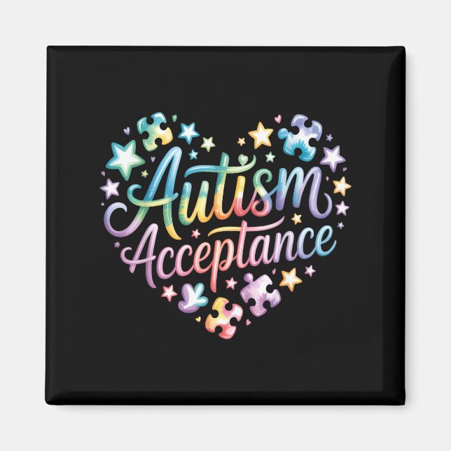 Aimant Sensibilisation à l'autisme  (Devant)