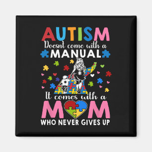 Aimant Sensibilisation à l'autisme 2025 Ne Vient Pas Avec