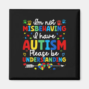 Aimant Sensibilisation à l'autisme Autiste Je ne me compo