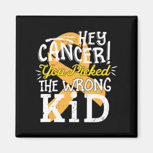 Aimant Sensibilisation à l'enfance au cancer Survivant Wr