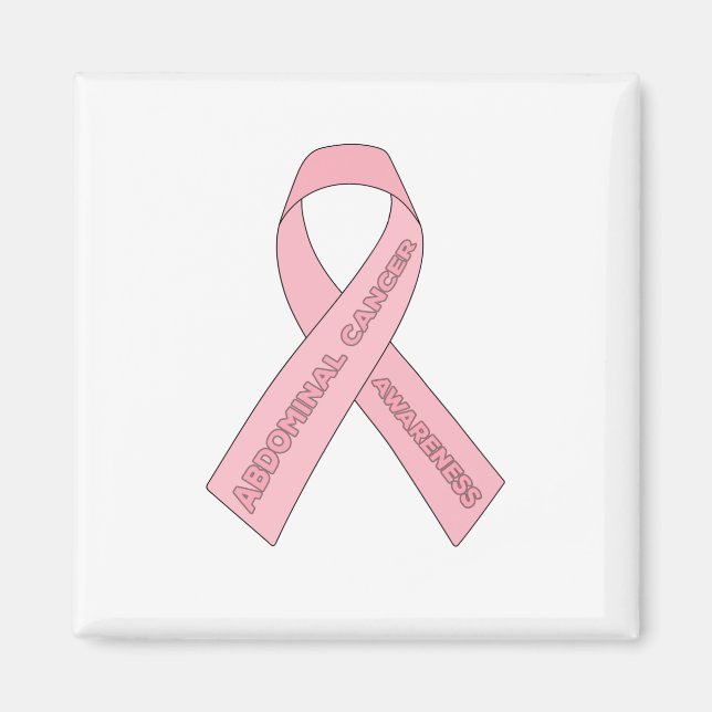 Aimant Sensibilisation au cancer abdominal (Devant)