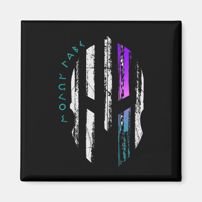 Aimant Sensibilisation au cancer Casque de guerrier spart (Devant)