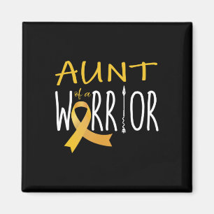 Aimant Sensibilisation au cancer chez l'enfant Tante d'un