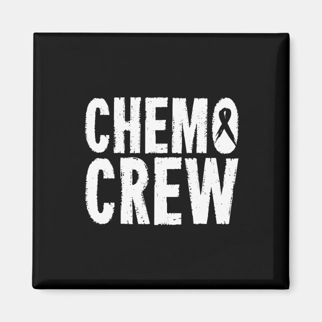 Aimant Sensibilisation au cancer Chimo Crew Survivor Cade (Devant)