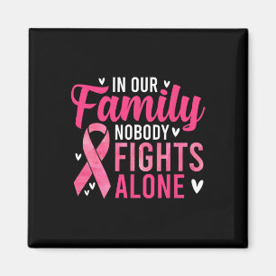 Aimant Sensibilisation au cancer - Dans notre famille per