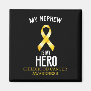 Aimant Sensibilisation au cancer de l'enfance Mon neveu e
