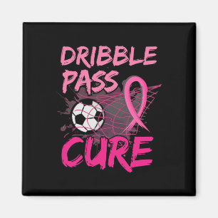 Aimant Sensibilisation au cancer du sein Football Rose Po