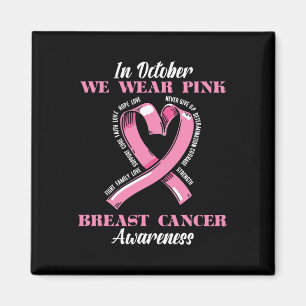 Aimant Sensibilisation au cancer du sein Survivant Pink R