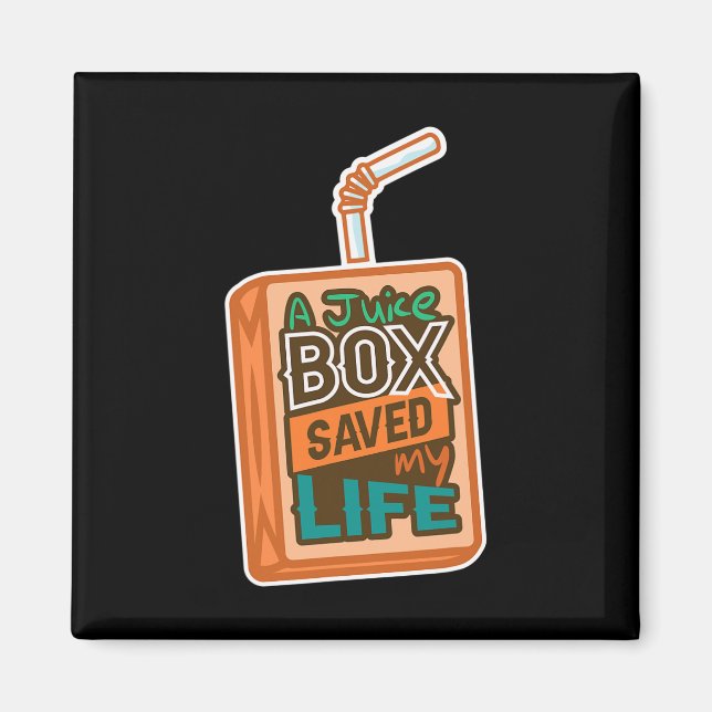 Aimant Sensibilisation Au Diabète Une Boîte À Jus M'A Sau (Devant)