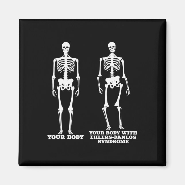 Aimant Sensibilisation au syndrome d'Ehlers-Danlos (Devant)