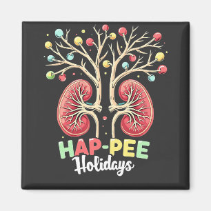 Aimant sensibilisation aux reins, Hap-Pee Holidays, humou