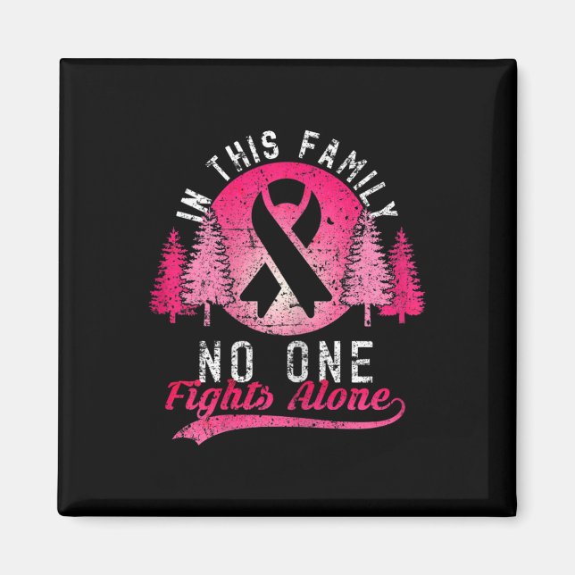 Aimant Sensibilisation des guerriers du cancer du sein Ca (Devant)