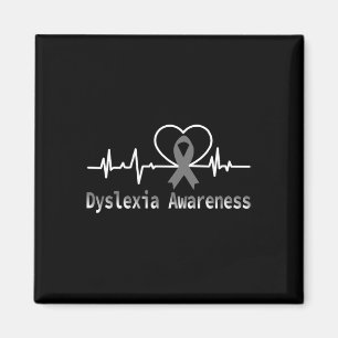 Aimant Sensibilisation Famille de soutien dyslexique Hear