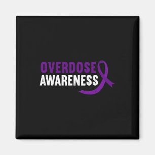 Aimant Sensibilisation Ribbon Drogue Recouvrement