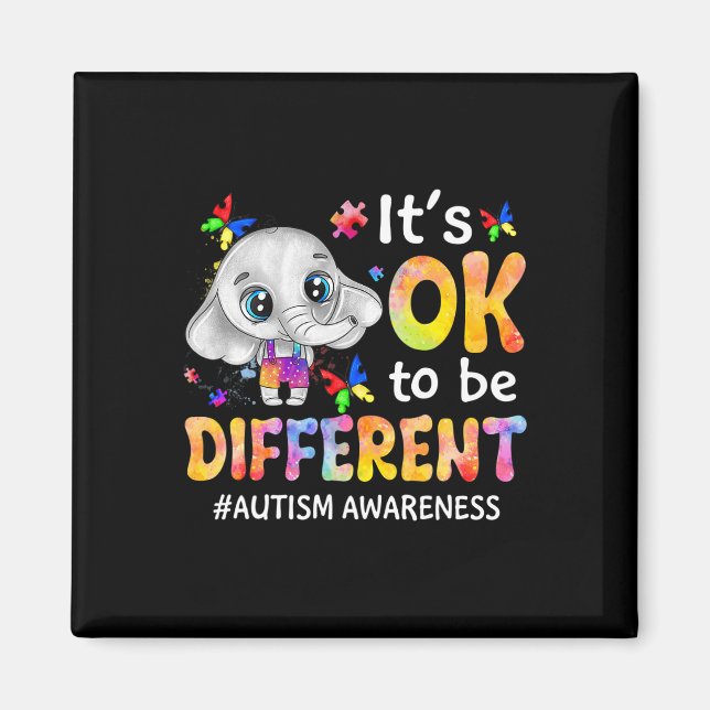 Aimant Sensibilisation sur l'autisme C'est bon d'être un  (Devant)