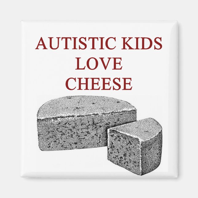 Aimant sensibilisation sur l'autisme design ce que les en (Devant)