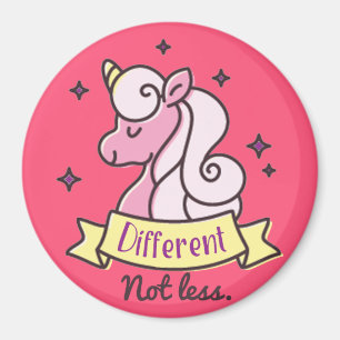 Aimant Sensibilisation sur l'autisme Filles, Différentes