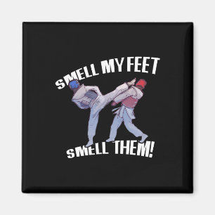 Aimant Sentez Mes Pieds Funny Karate