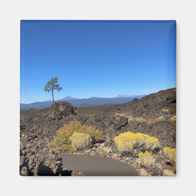 Aimant Sentier de la lave Butte, Oregon (Devant)