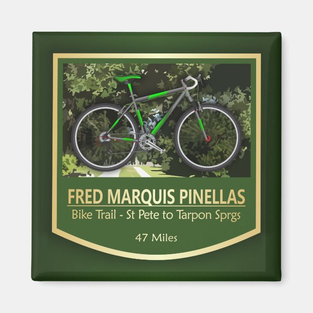 Aimant Sentier Fred Marquis Pinellas (vélo2) (Devant)