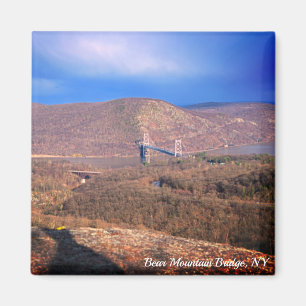 Aimant Sentier Popolopen vue sur le pont de Bear Mountain