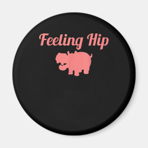 Aimant Sentiment Hip Hippopotamus Drôle Hippo Cadeaux Enf
