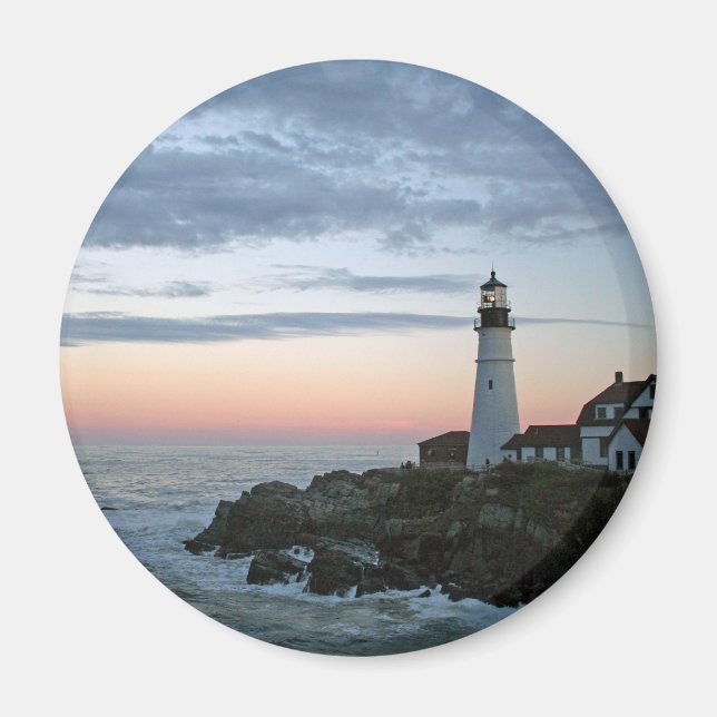 Aimant Sentinelle au coucher du soleil (Devant)