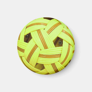 Aimant Sepak Takraw ball Yellow Sports