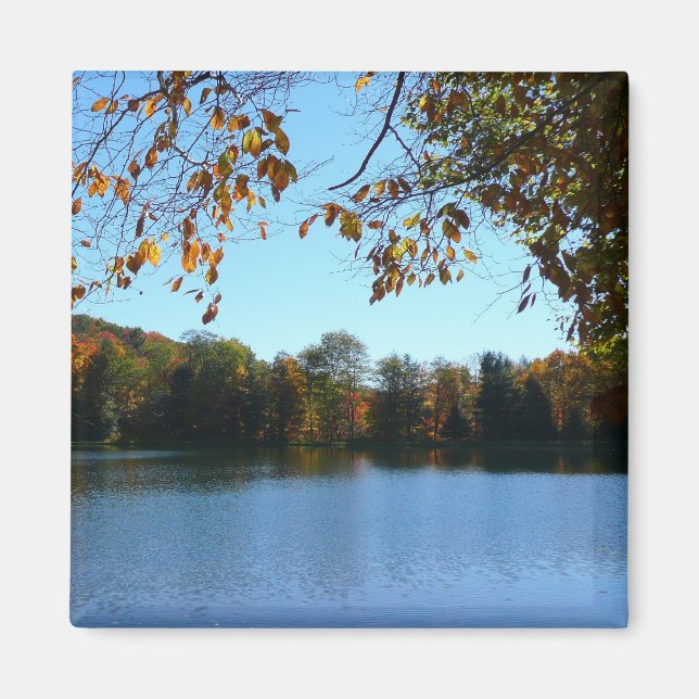 Aimant Sept sources Automnes Arbres et Étang (Devant)