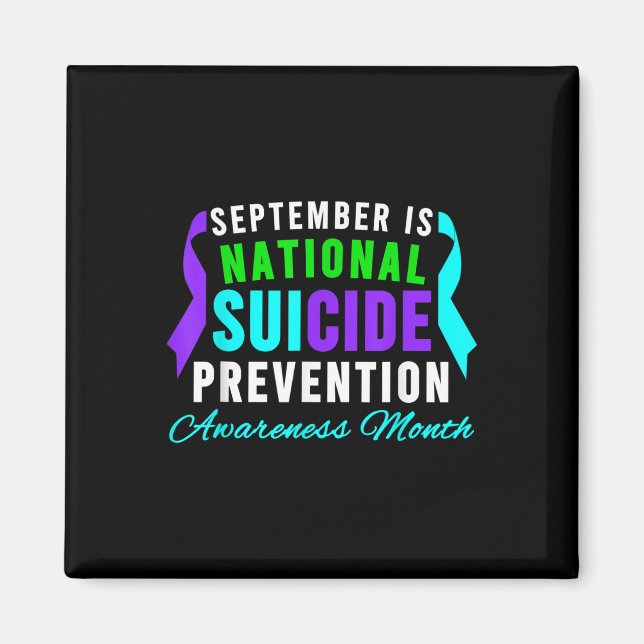 Aimant Septembre National Suicide Prevention (Devant)