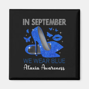 Aimant Septembre Porter Bleu Haut talons Ataxie Sensibili