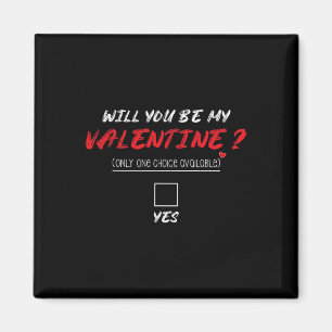 Aimant Seras-Tu Mon Chemise De La Saint-Valentin