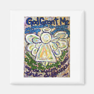 Aimant Serenity Prière Poem Angel personnalisé Frigidaire