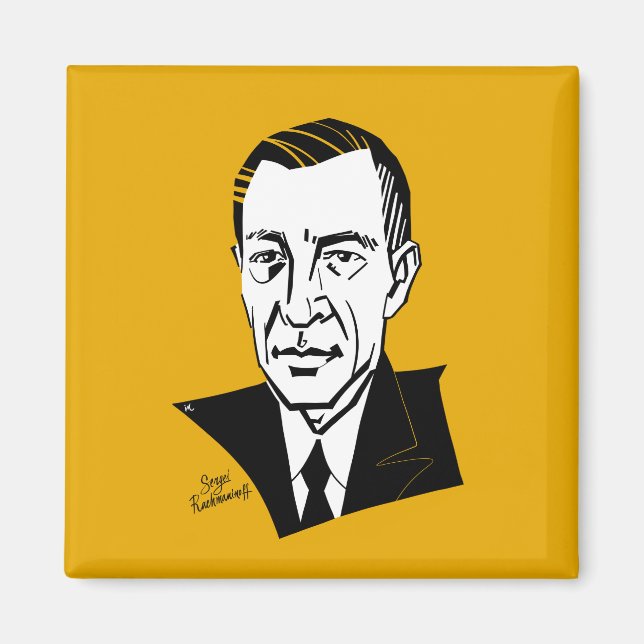 Aimant Sergei Rachmaninoff (Devant)